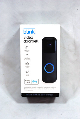 Blink Smart WiFi Video Doorbell Wireless Battery/Wired HD Camera, Amazon/Alexa