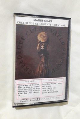 Creedence Clearwater Revival Mardi Gras Cassette 1972 EX