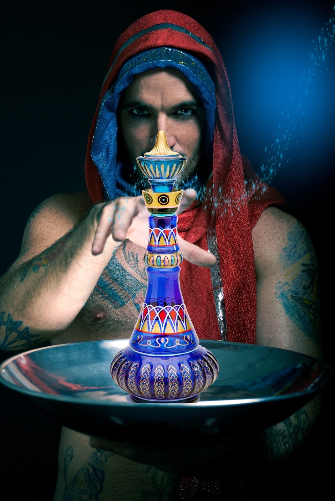 I Dream Of Jeannie/Genie Bottle 2nd Season New Transparent Blue Djinn Special!