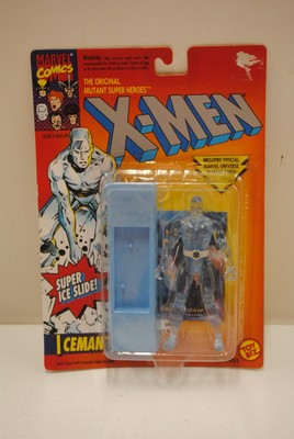 X-Men ICEMAN Super Ice Slide Marvel Comics Figure MOC 1994 2A18