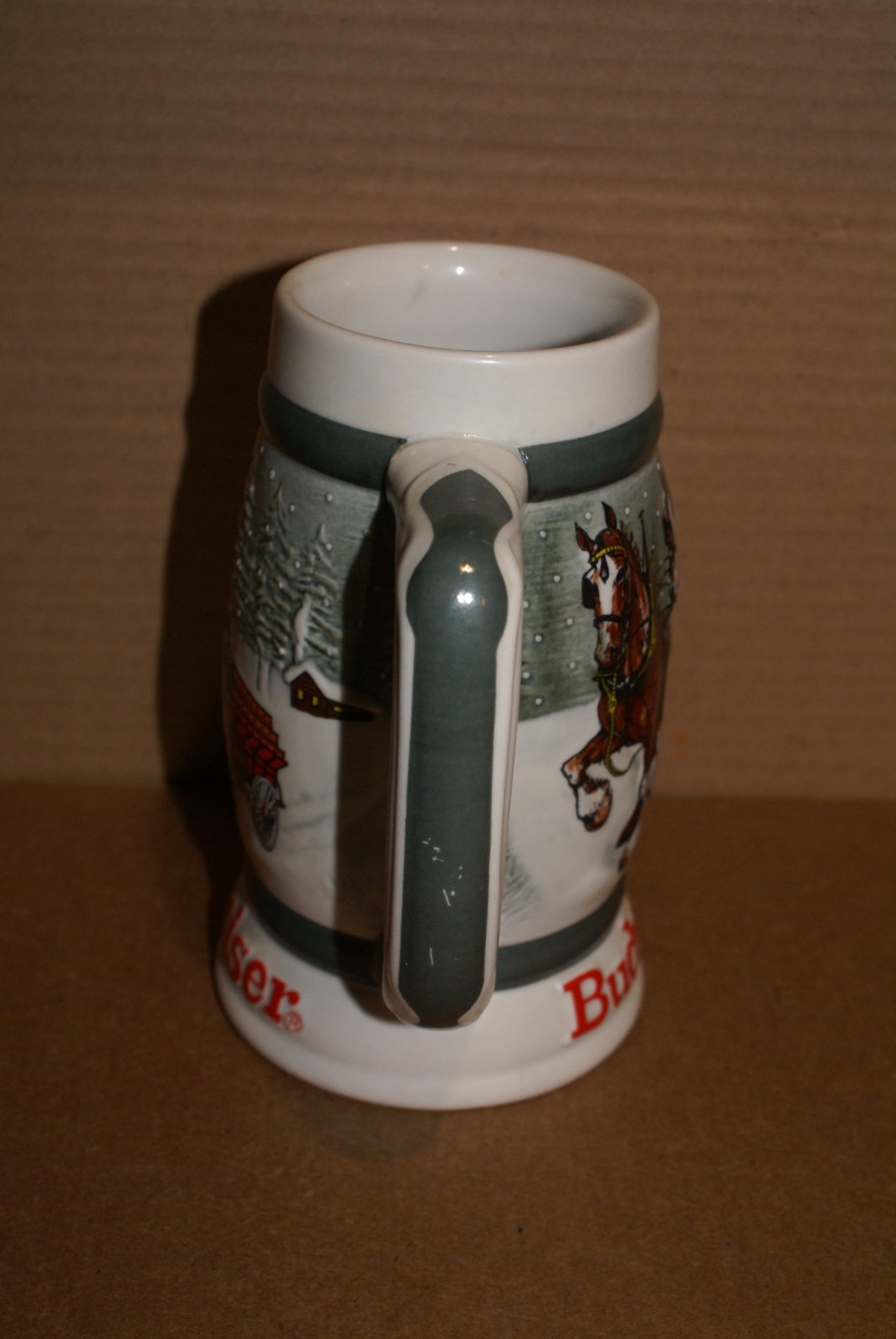 1982 Budweiser Holiday Stein 50th Anniversary