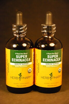 Herb Pharm Super Echinacae Immune Support 4x2= 8 Fl. Oz.