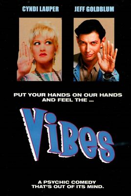 Vibes   - (DVD)  Cyndi Lauper,  Jeff Goldblum, Peter Falk  BRAND NEW