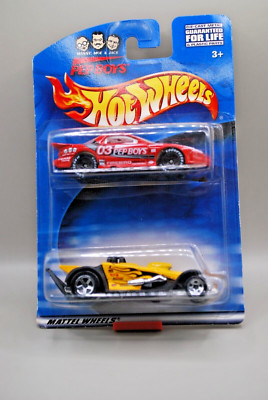 Hot Wheels 2000 2-Pack Pep Boys Exclusive Firebird / Yellow Super Comp Dragster