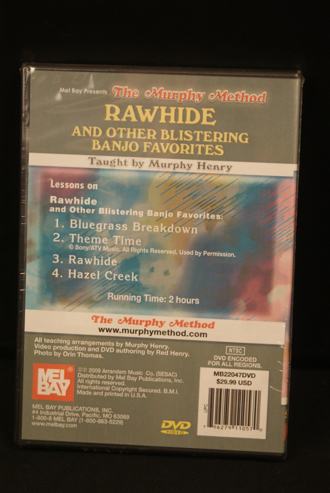 Rawhide and other Blistering Banjo Favorites by Murphy Henry DVD BANJO WAREHOUSE