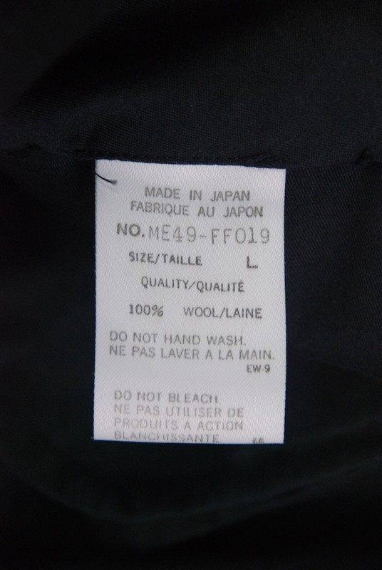 Issey Miyake Japan 2Btn Lightweight Wool Charcoal Gray Suit Men&rsquo;s 45L