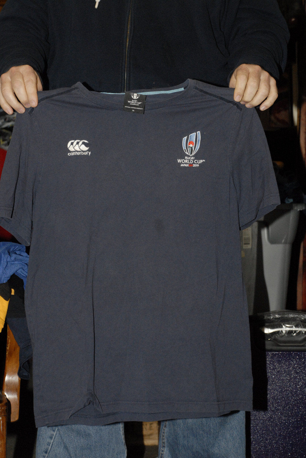 Canterbury Rugby World Cup 2019 XL ポロシャツ Rugby World Cub Japan 2019 t shirt Canterbury 2xl EU Navy