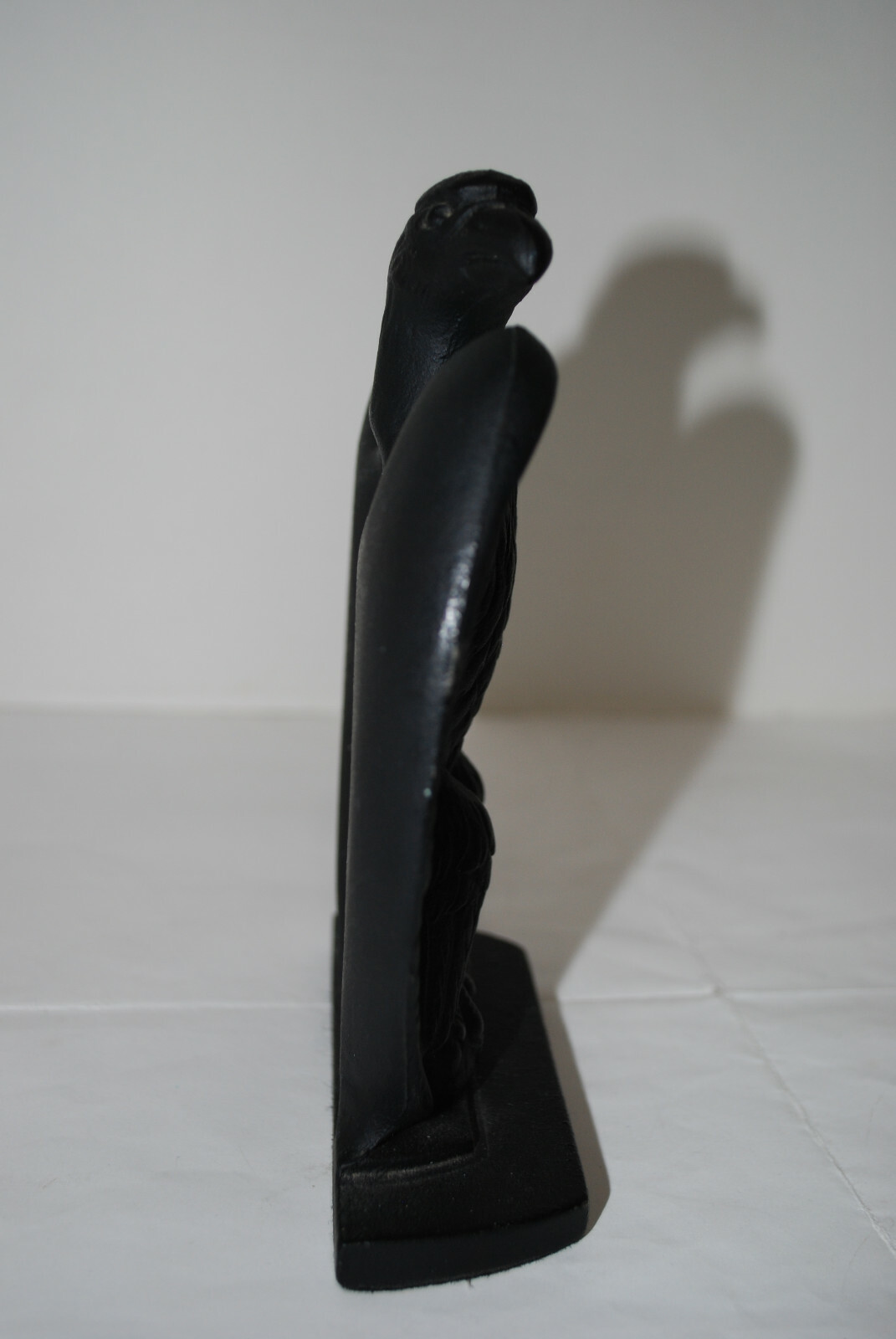 Cast Iron Eagle Doorstop Black