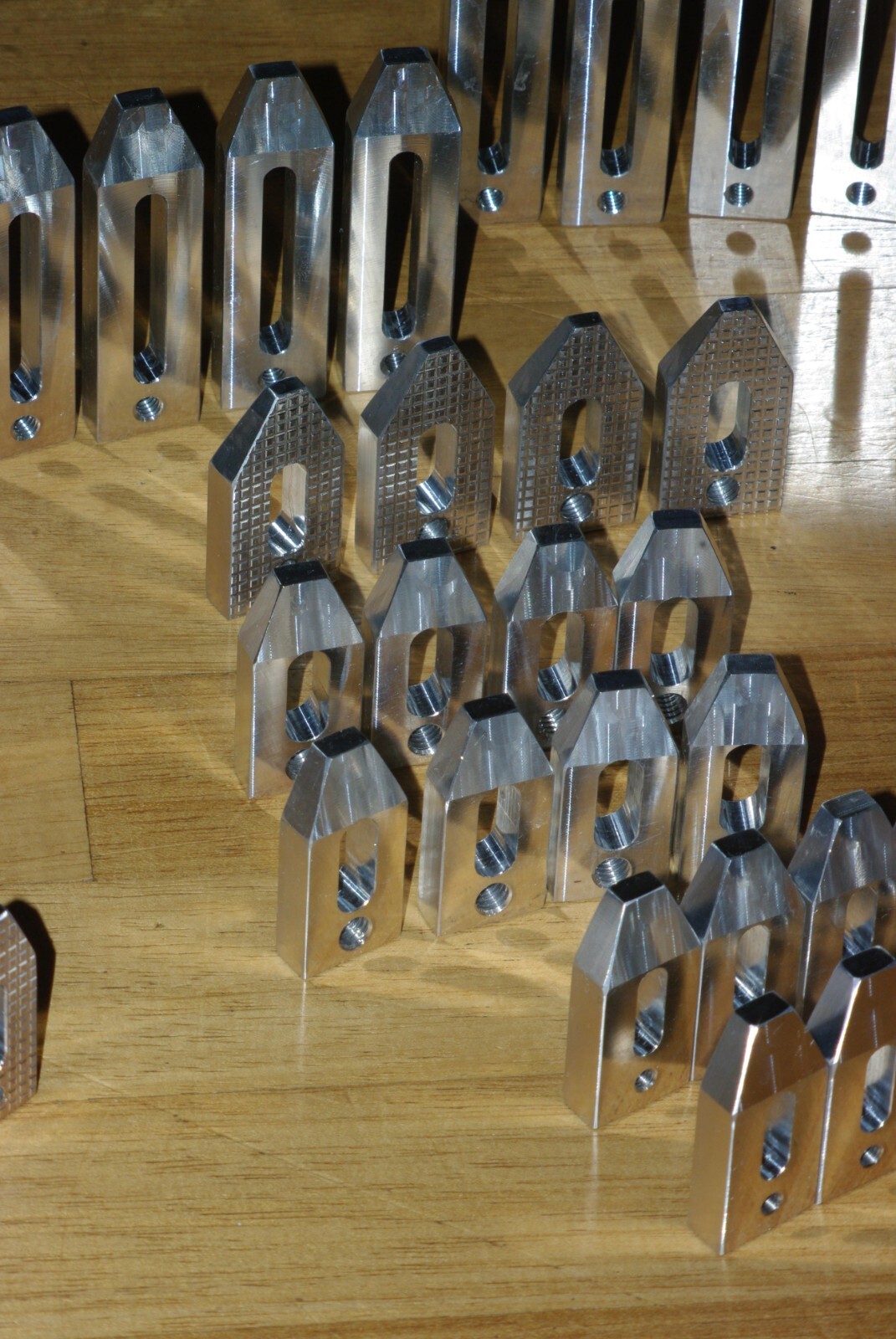 SET OF 2 ALUMINUM MACHINE SHOP VISE STOPS FOR CNC OR MANUAL WORK OR HOBBY