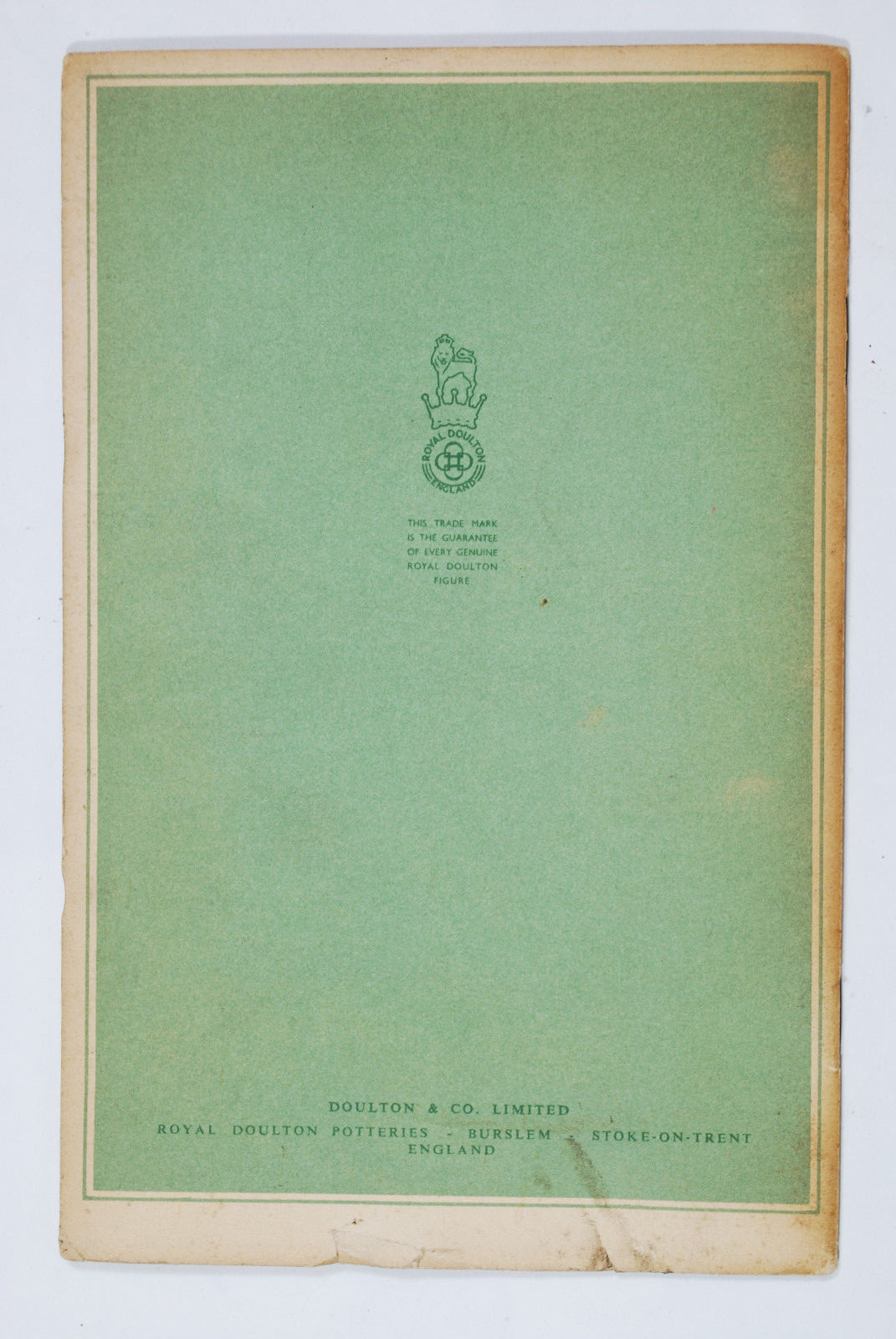 Royal Doulton Figures  Collectors Soft Bound Book #1