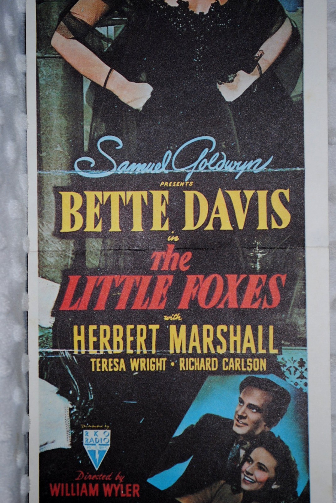Bette Davis Signed Movie Card w/ 8 x 10 Photo