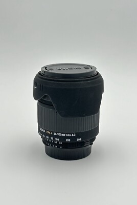 Sigma DG 28-300MM 1:3.5-6.3 Lens for Nikion DSLR Mount Camera *MINT*