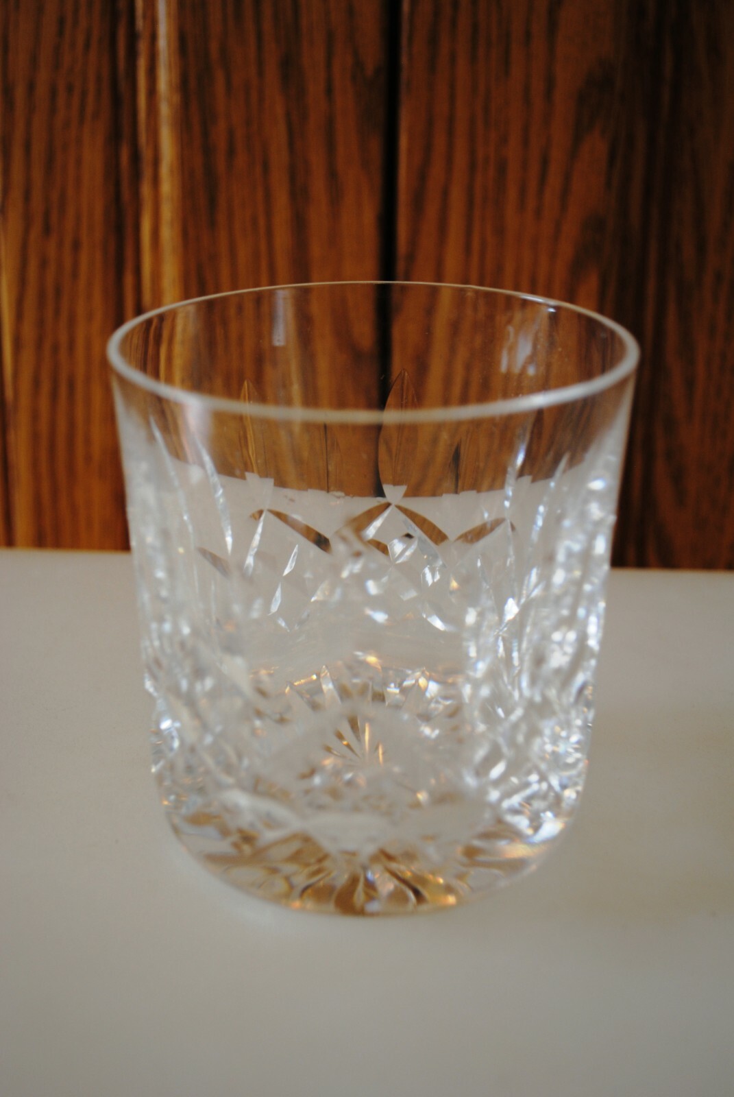 Vtg Lismore Waterford Crystal OLD FASHIONED 9 oz  glasses old mark 11 Available