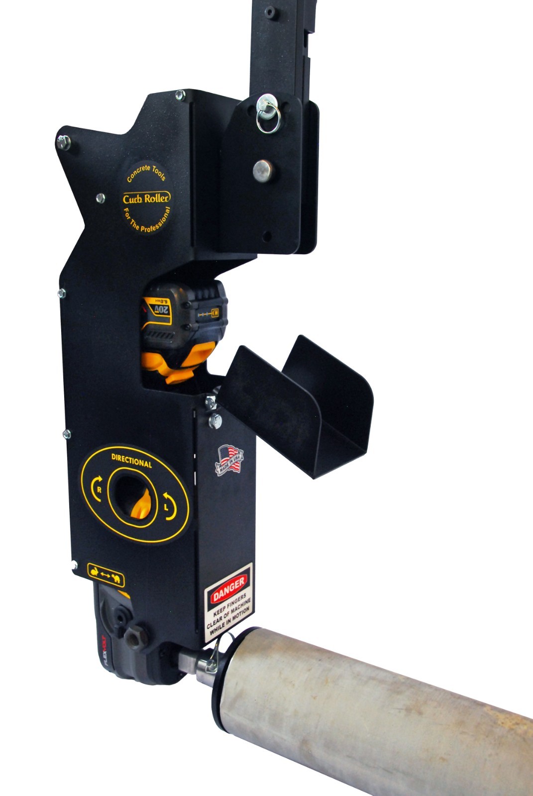 The Batt Screed, A Battery Powered Concrete Roller Screed - NO PIPE