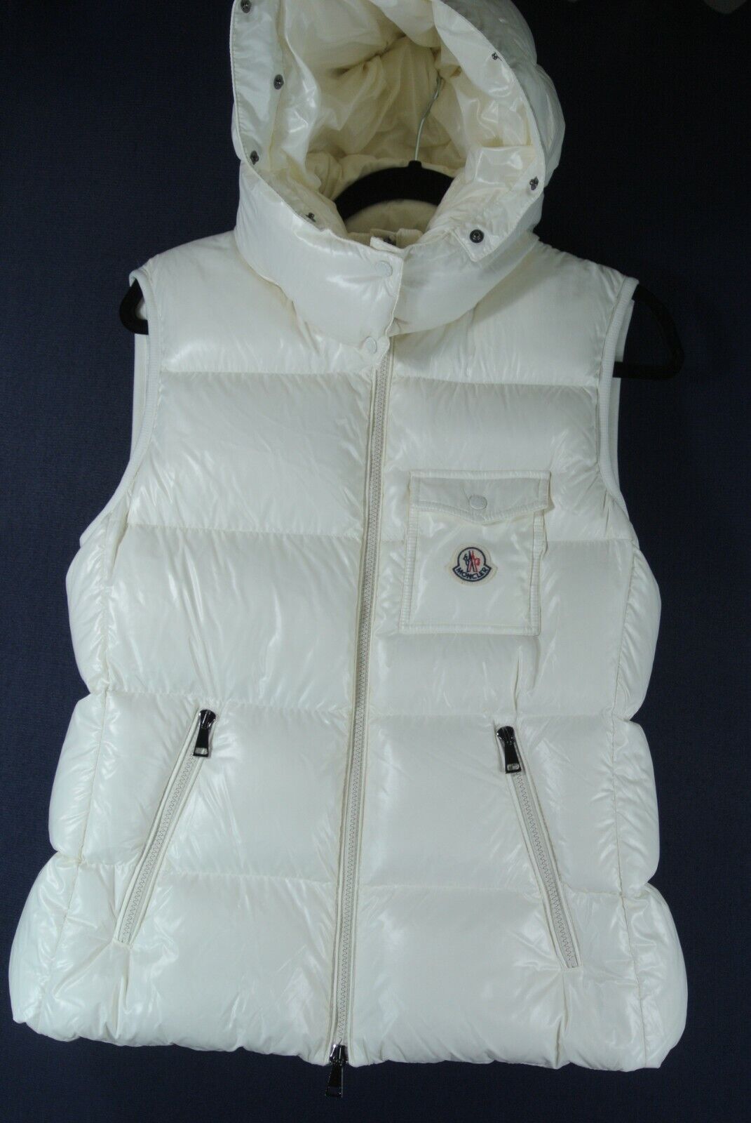 Moncler Balabio Nylon Laque Vest w/ Removable hood Vest Moncler Balabio Nylon Laque Vest w/ Removable hood Vest