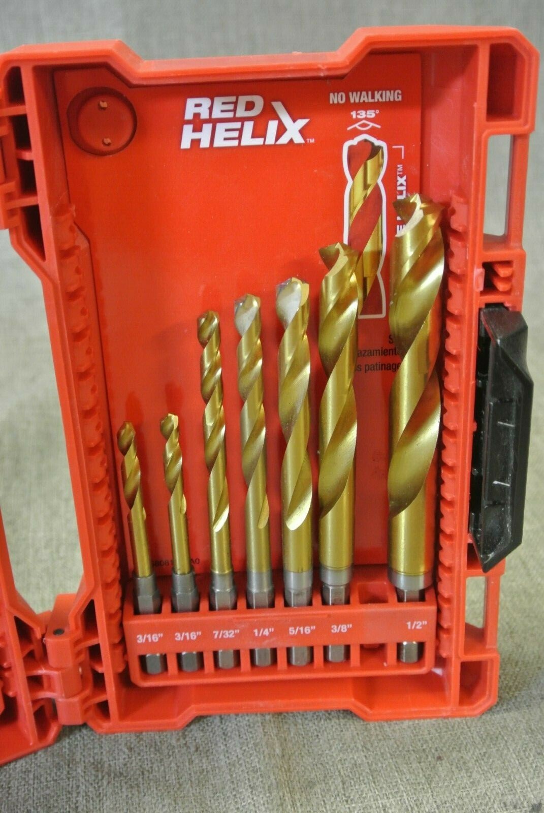MILWAUKEE SHOCKWAVE IMPACT DUTY TITANIUM 14PC DRILL BIT SET 555(8247-11 4C)