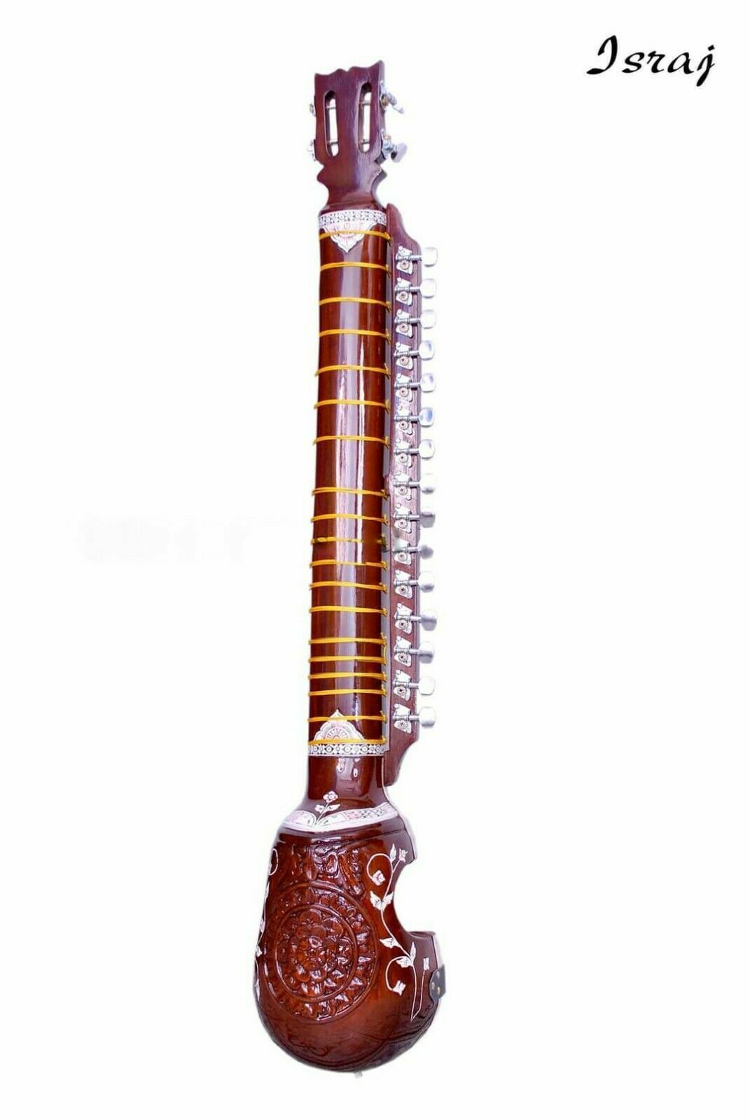 Professionell Qualität Esraj Indisch Klassischer Musical Tun Holz Instrument