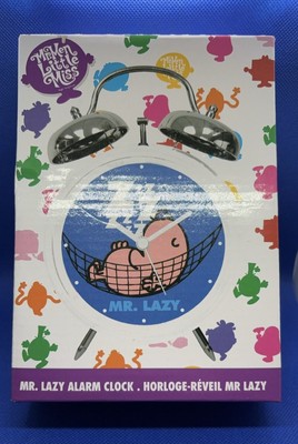 Mr Men - Mr Lazy Novelty Alarm Clock 2010 (UNBOXED NEVER OPENED)