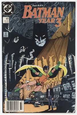 Batman 437 DC 1989 VG George Perez Marv Wolfman Tim Drake Year 3 Newsstand
