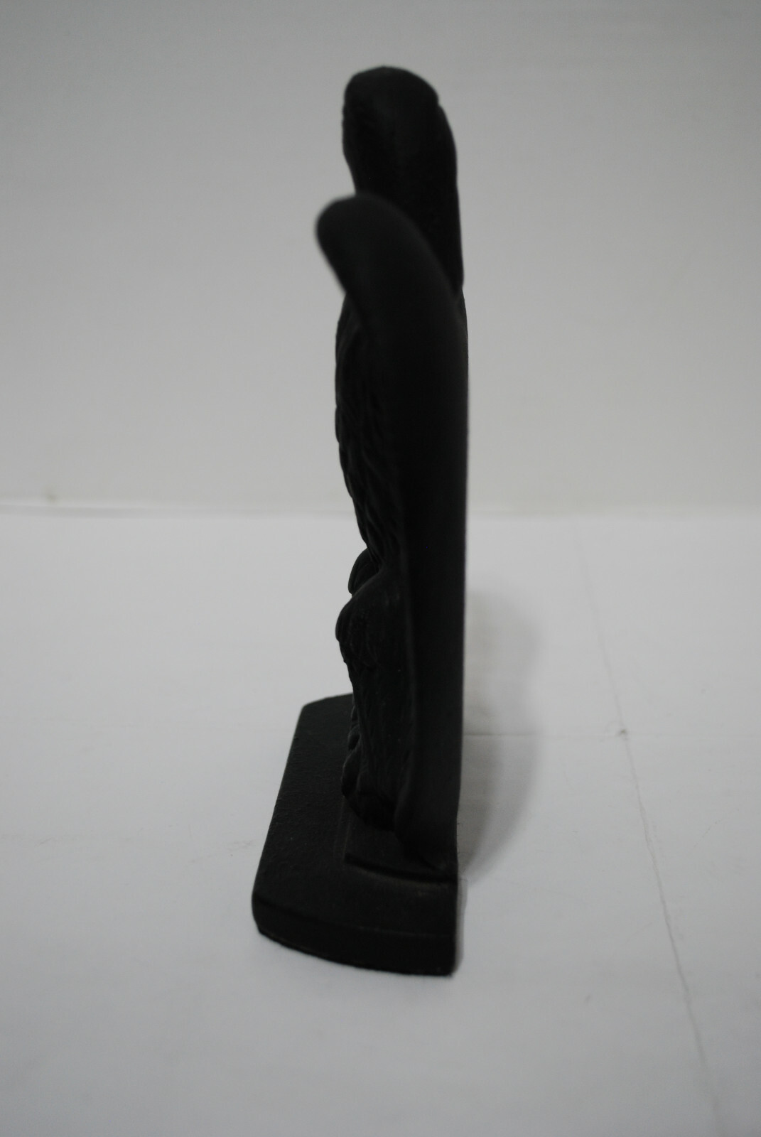 Cast Iron Eagle Doorstop Black