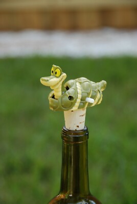 Kaa Wine Bottle Stopper Jungle Book Disney Snake