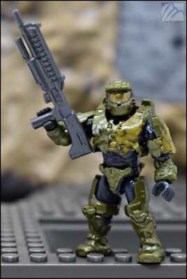 HALO MEGA CONSTRUX MASTER CHIEF SPARTAN JOHN-117 MINI FIGURE FLOODGATE FIREFIGHT
