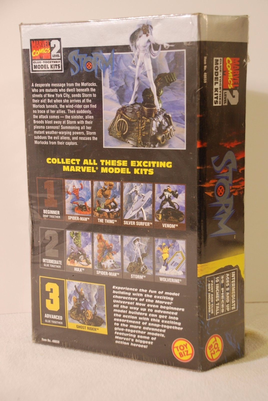 STORM X-Men Marvel  Comics Level 2  Collectible Glue Together Model Kits X-Men