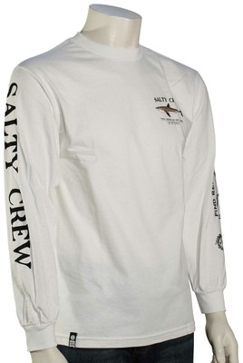 

Футболка Salty Crew Bruce LS — белая — новинка, Белый