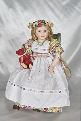 Anne Marie Doll 312/950 Pauline Bjonness JacobsenPorcelain signed on belly RARE