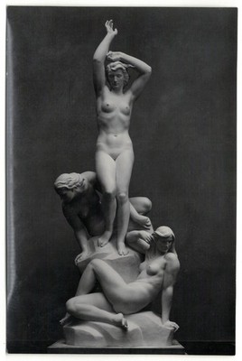 Foto Pressefoto - Brunnengruppe Morgenröte - Robert Ullmann - Berlin 1940er J.