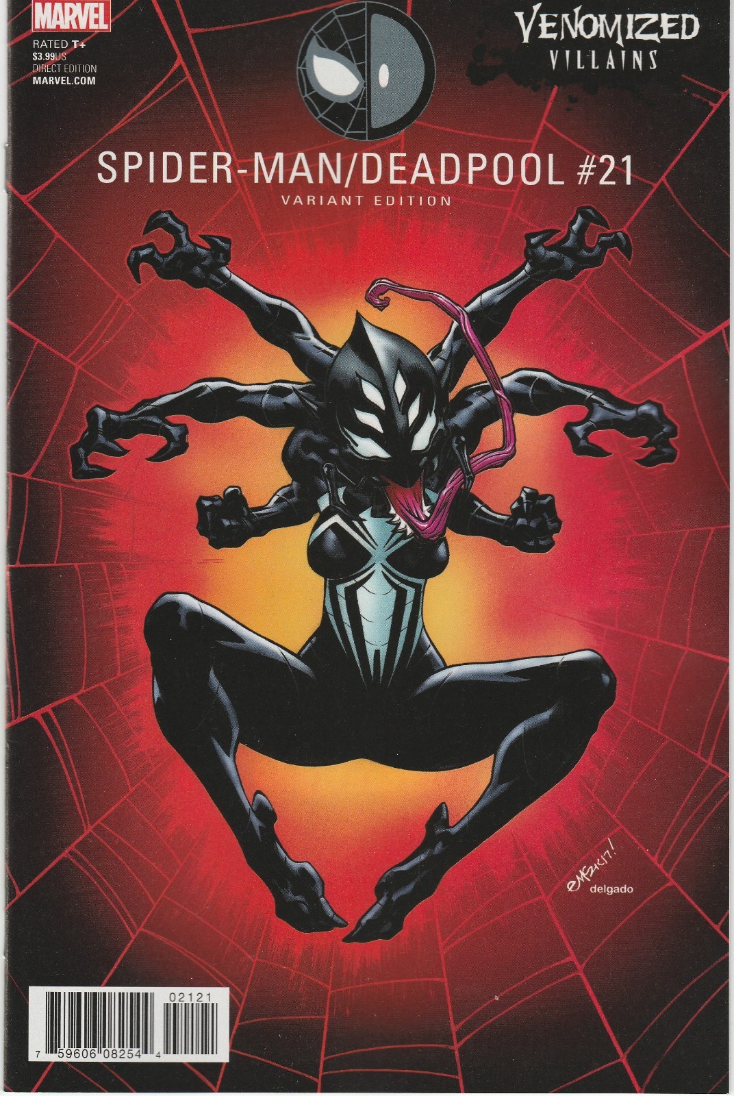 Spider-man / Deadpool #21 - Venomized Villains Variant Cover