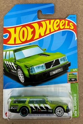 2023 HOT WHEELS VOLVO  240 DRIFT WAGON GREEN HW SLAMMED 4/5 NON SUPER