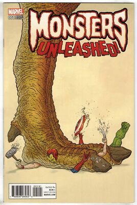 Monsters Unleashed #1 1:50 Geof Darrow Variant Marvel 1st Series 2017 VF/NM