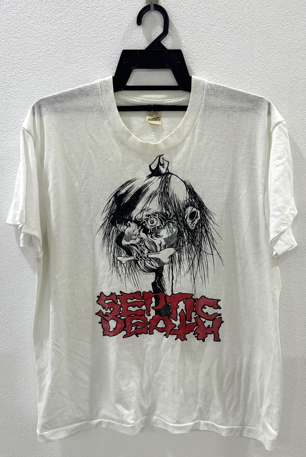 Pushead パスヘッド Tシャツ zorlac septic death sonic youth NINE