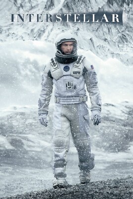 Interstellar 8x12 Metal Movie Poster Sign [A] Matthew McConaughey