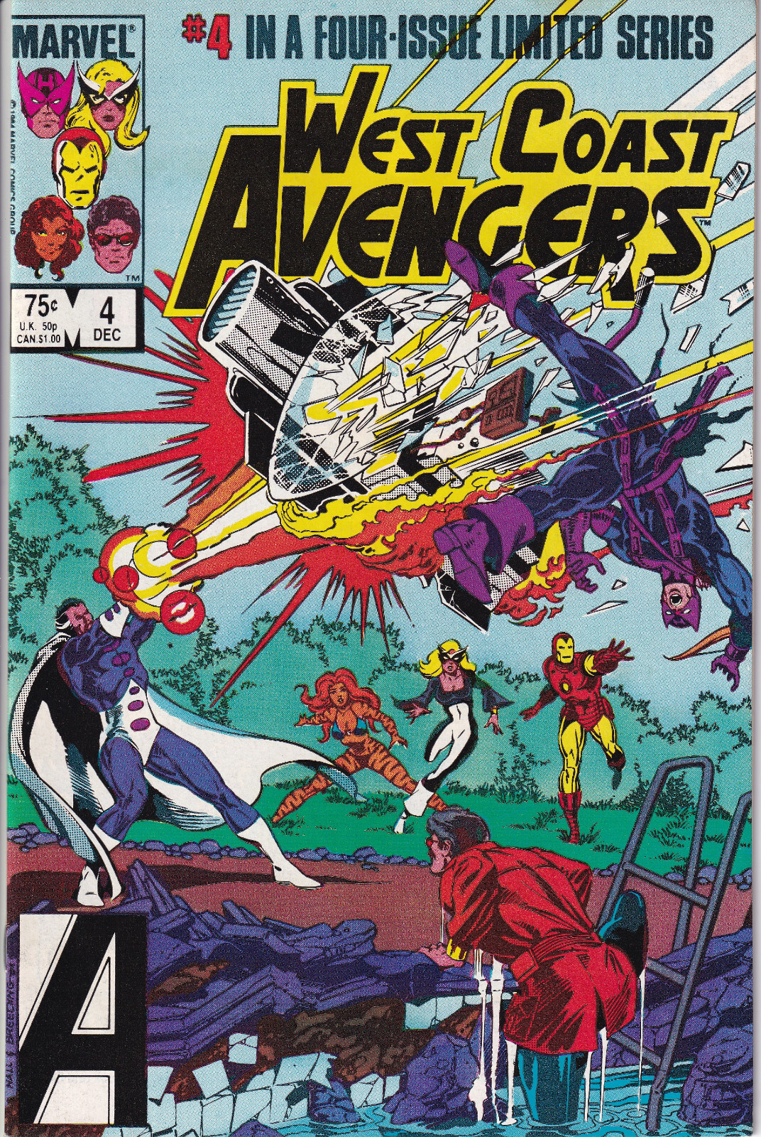 West coast AVENGERS #1〜#4 アメコミ　マーベル WEST COAST AVENGERS Vol. 1 #4 (of 4) December 1984 MARVEL