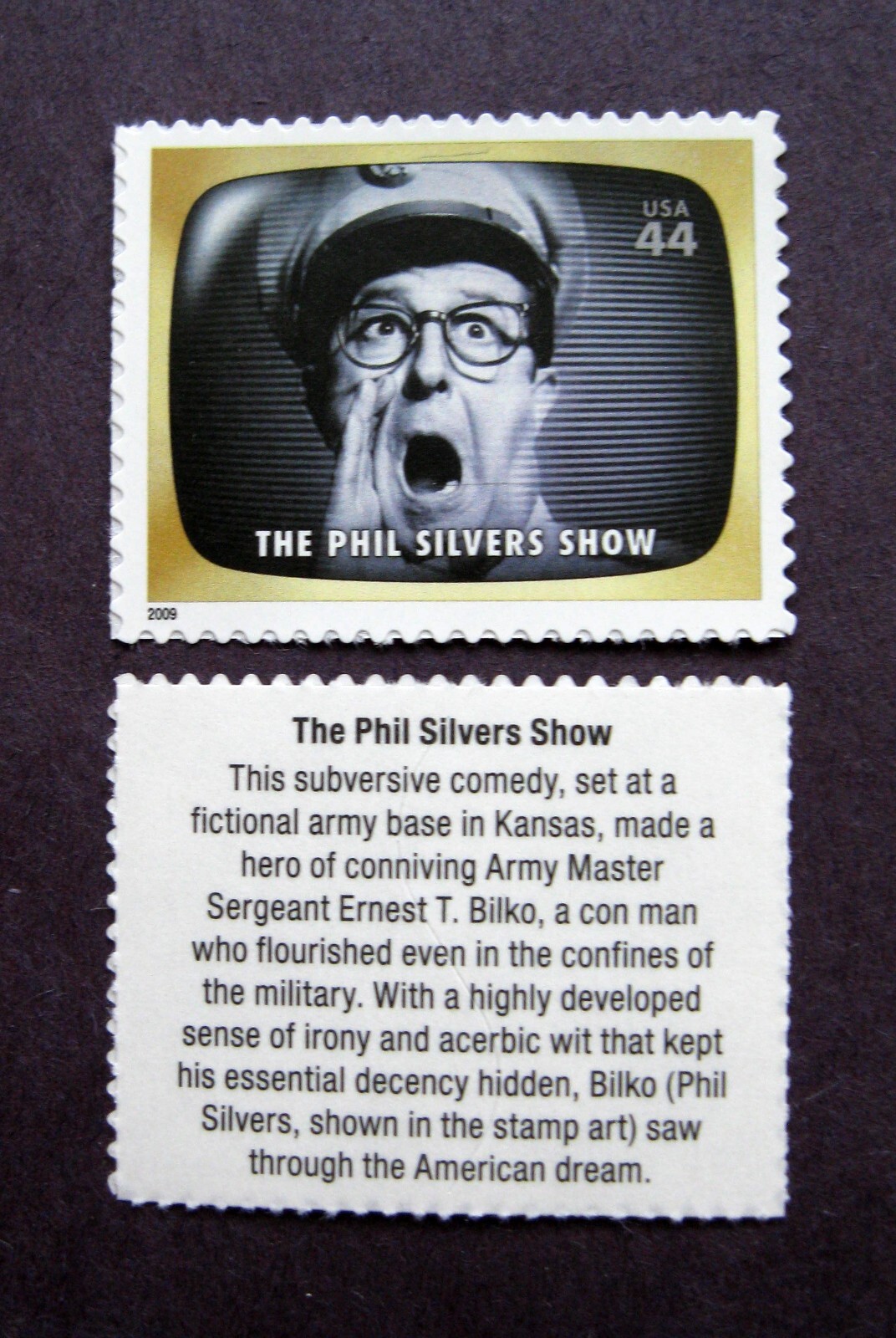 レジェンドオブザサイレントスクリーン切手 Sc # 4414l ~ 44 cent Early TV Memories Issue, The Phil