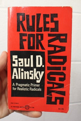 Rules for Radicals Saul Alinsky Vintage Books Edition Paperback March 1972 okay