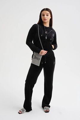 

Женские брюки Juicy Couture Wmns Arched со стразами Del Ray черный, Juicy Couture Wmns Arched Diamante Del Ray Pant