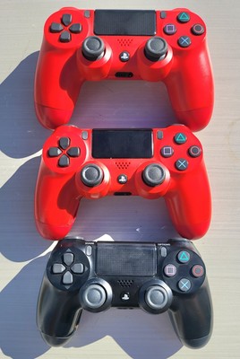Sony PS4 Playstation 4 OEM Wireless Controllers Lot Of 3 Not Tested