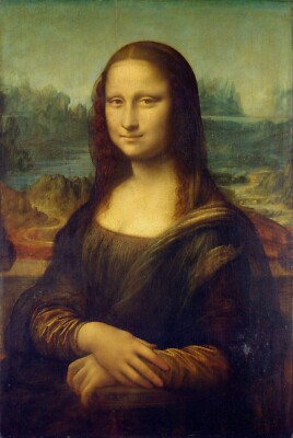 Mona Lisa by Leonardo da Vinci - Art Poster Print 12x18 Reprint Classic Painting