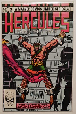 HERCULES #3 of 4 - Vol. 1 (1982)- BRONZE AGE LIMITED MINI SERIES Marvel F/VF
