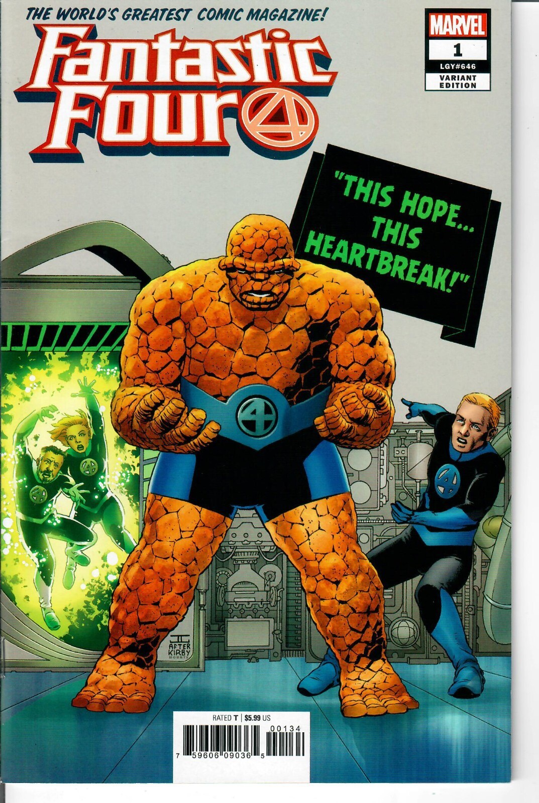 Marvel Comics! Fantastic Four! Issue #1! Variant Edition! | eBay