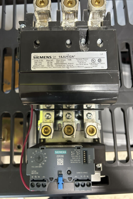 Siemens Size 4 Motor Contactor/Starter ESP 50-200amp Coil 240/480v