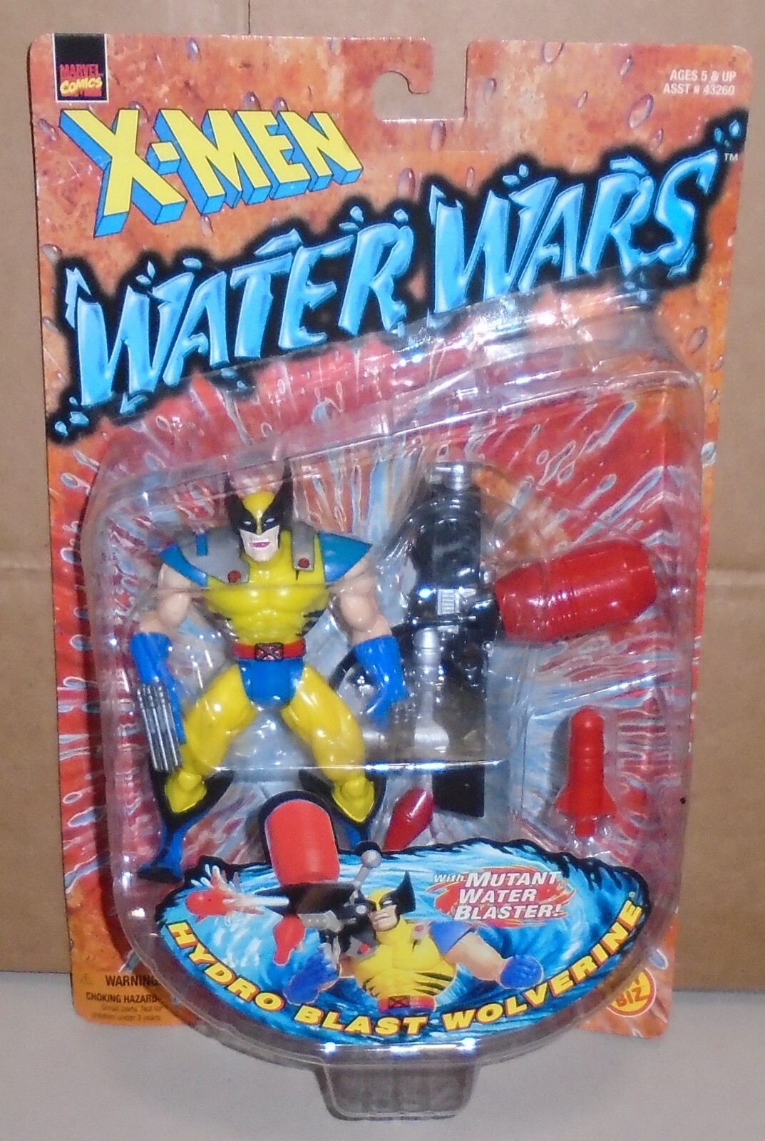 X-MEN WATER WARS フィギュアセット X-Men Marvel Comics Water Wars Playset 49750 Floats in Water