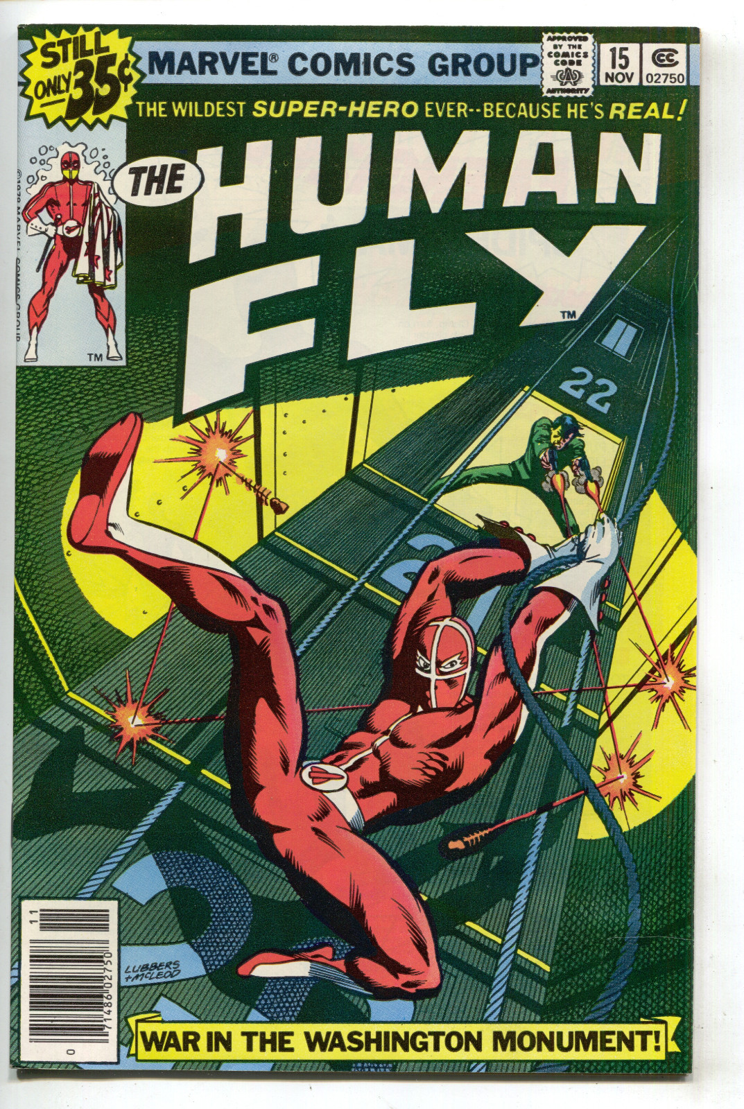 Human Fly 15 Marvel 1978 VF NM Elevator Shaft | eBay