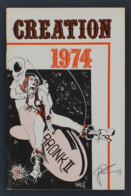 Howard Chaykin Signed Creation 1974 Comic Con Bernie Wrightson Jeff Jones J9383