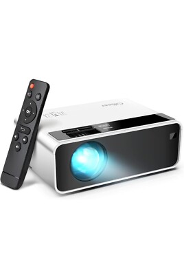 mini projector, CiBest Native 1080P. All parts included