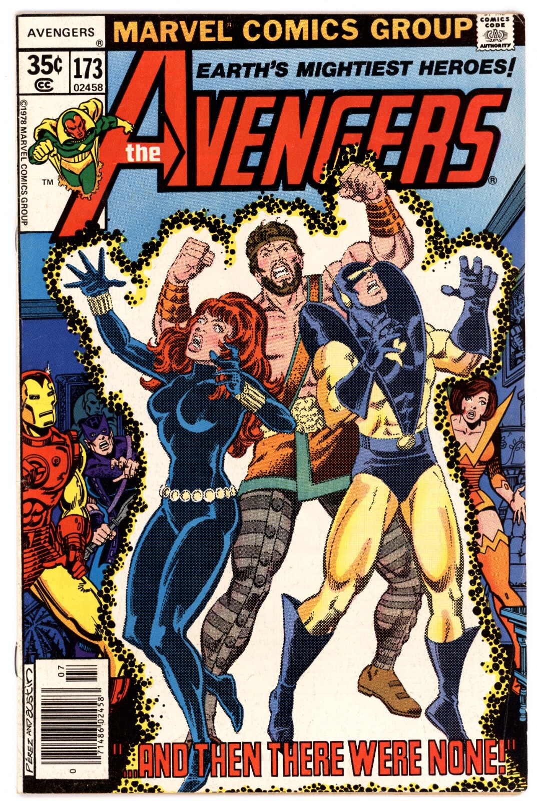 FaB ウェイラー・ハンパーディンク Marvel Avengers #173 FVF 7.0 1978 George Perez Cover | eBay