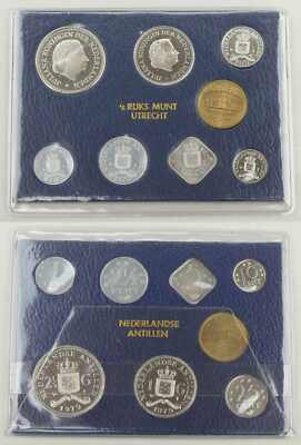 Niederländische Antillen / Netherlands Antilles Mint Set 1979 unz.